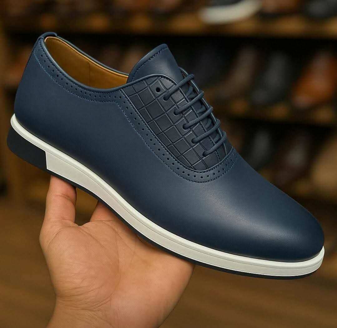 Chaussures hommes en cuir noir