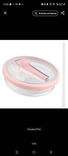 Couvercle anti fuite