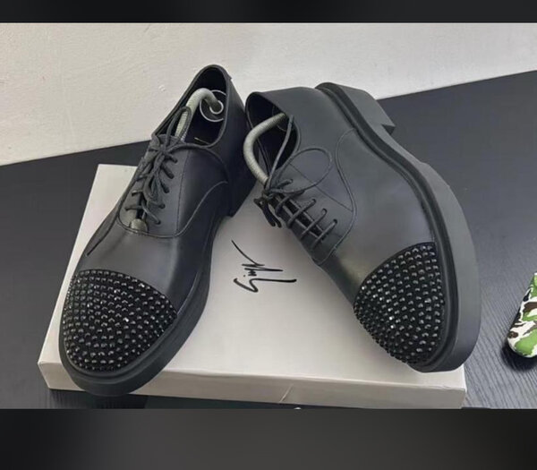 Men's Studded Leather Oxfords