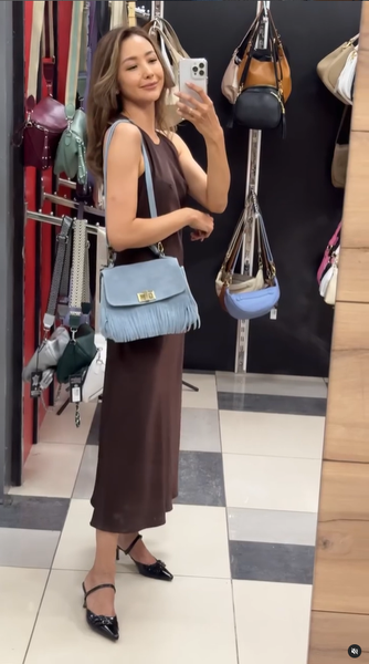 сумка синяя