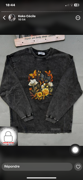 Sweatshirt Vintage Motif