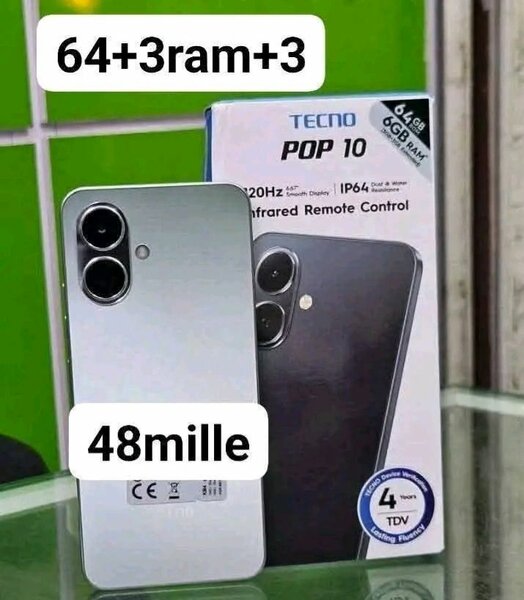 Tecno Pop 10 Smartphone 64Go