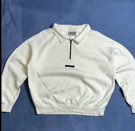 ESSENTIALS FEAR OF GOD zip up sweater size: ML (