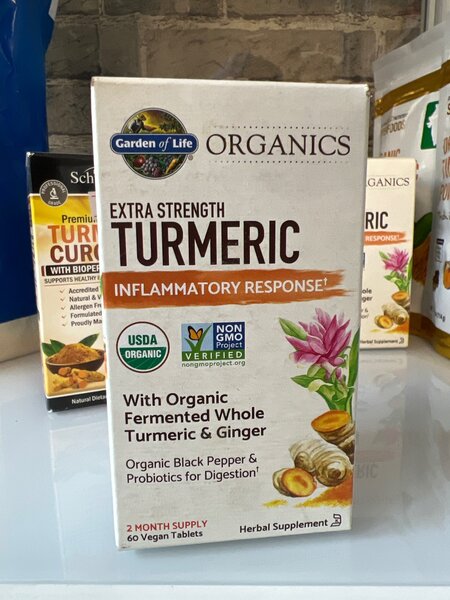 Organic Turmeric garden of life 60 табл