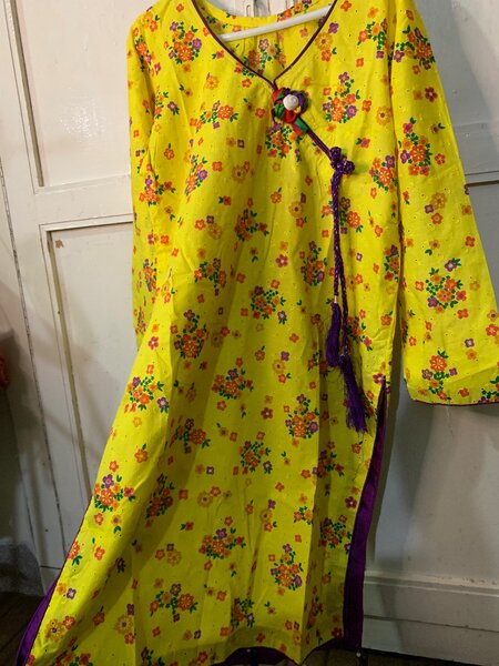 Small Cambric cotton embroided shirt