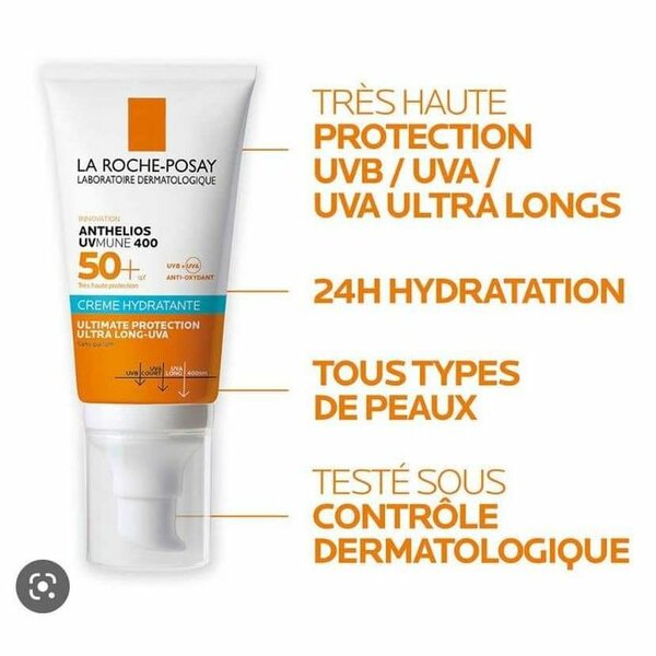 La Roche Posay Anthelios Uvmune Crème Solaire Hydratante 50+