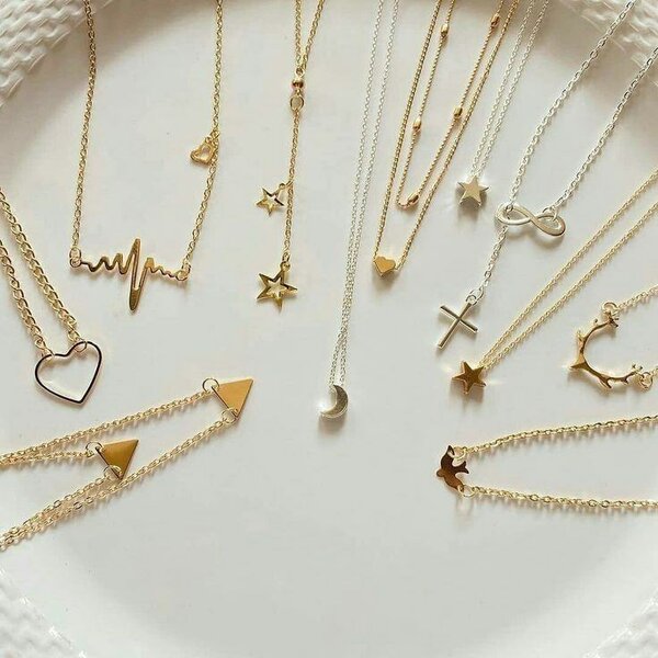 Colliers Délicats en Argent et Or