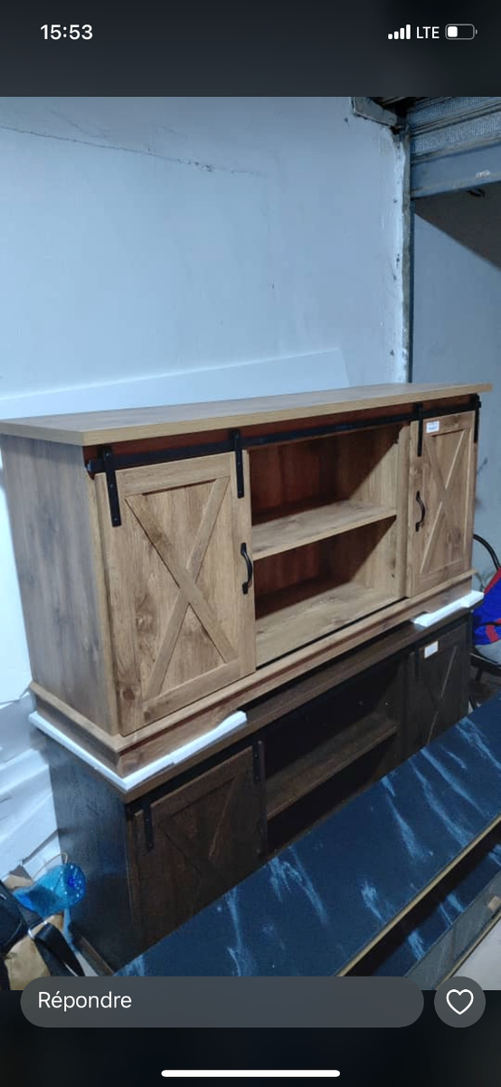 Table ronde en verre moderne