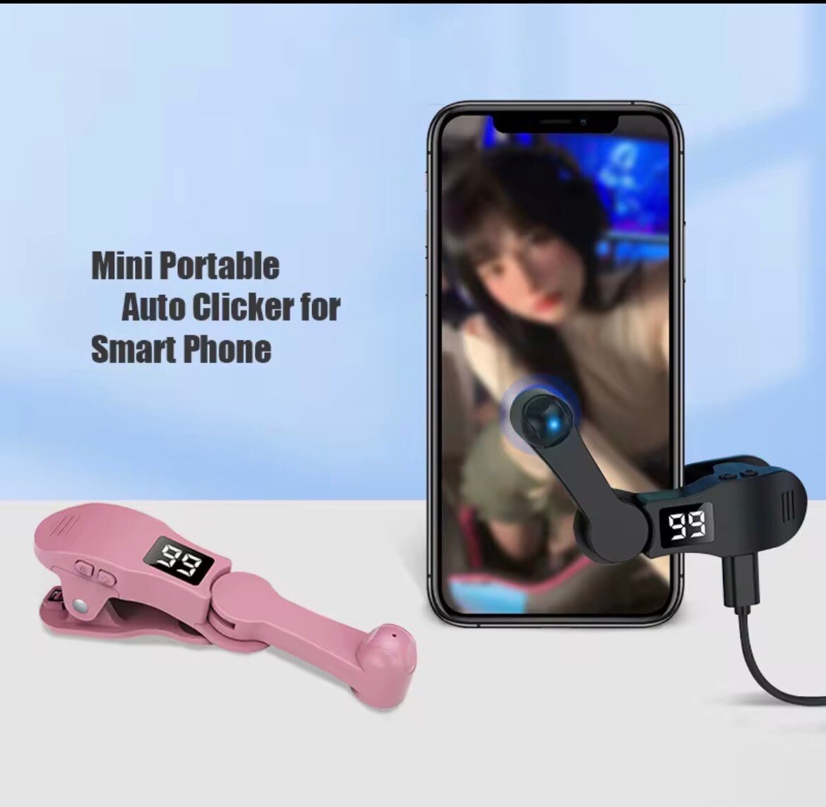 Auto-clic portable pour smartphone