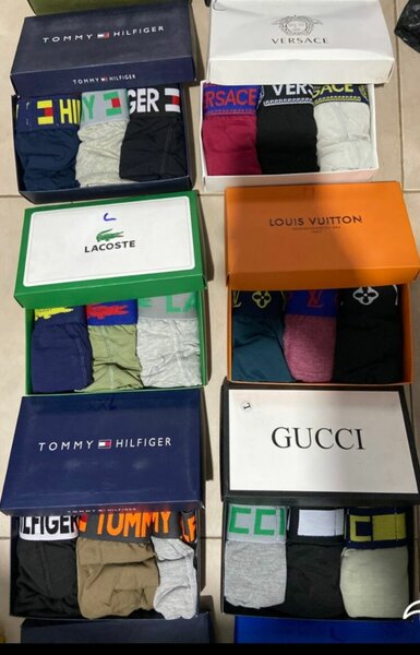 3cartonsCaleçons Homme de Luxe