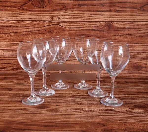 Set of 6 Glasses Of Wine