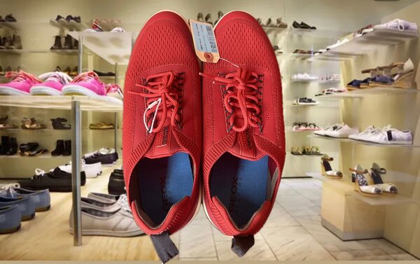 Baskets rouges élégantes