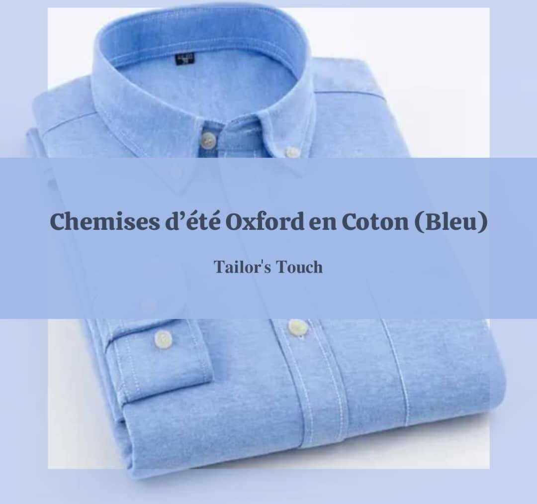 Chemises d'été Oxford en Coton
