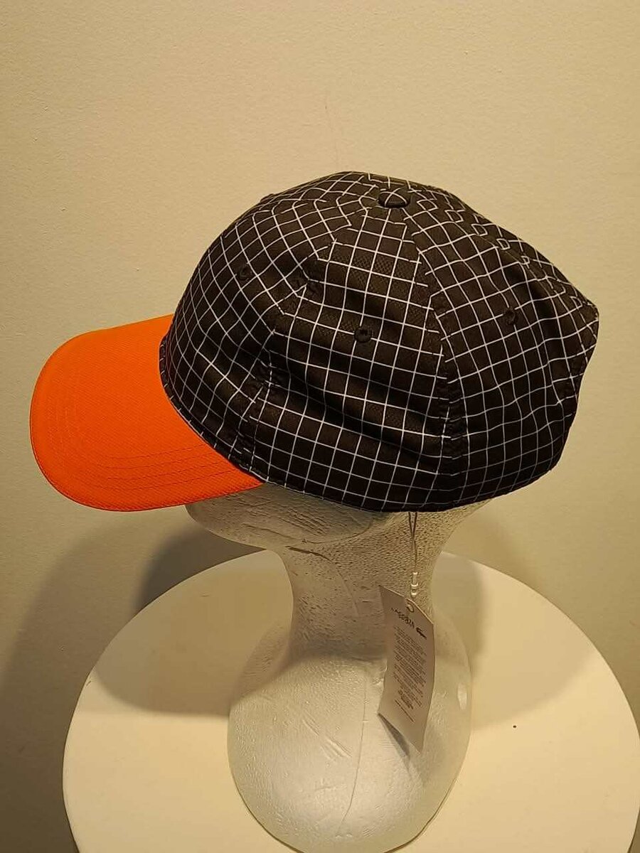Casquette Lacoste noir et orange