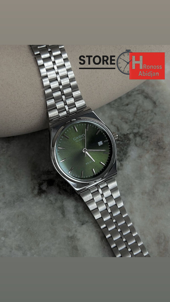 Montre bracelet en acier inoxydable