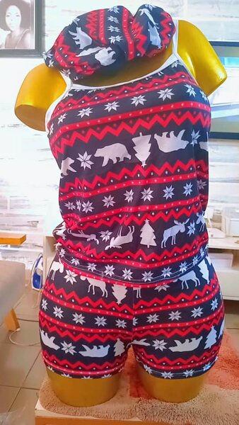 Ensemble de pyjama motif renne