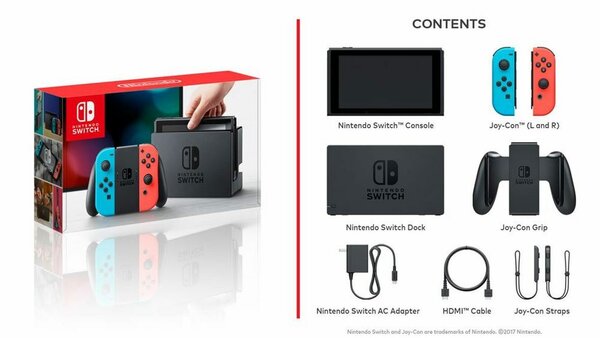 Nintendo Switch Console Neon