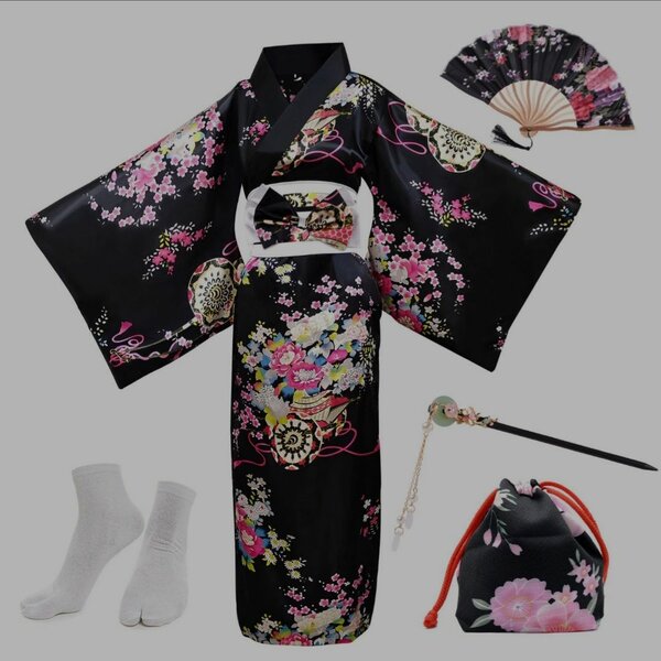 Ensemble cosplay kimono japon