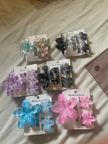 Pinces à Cheveux Fleuries