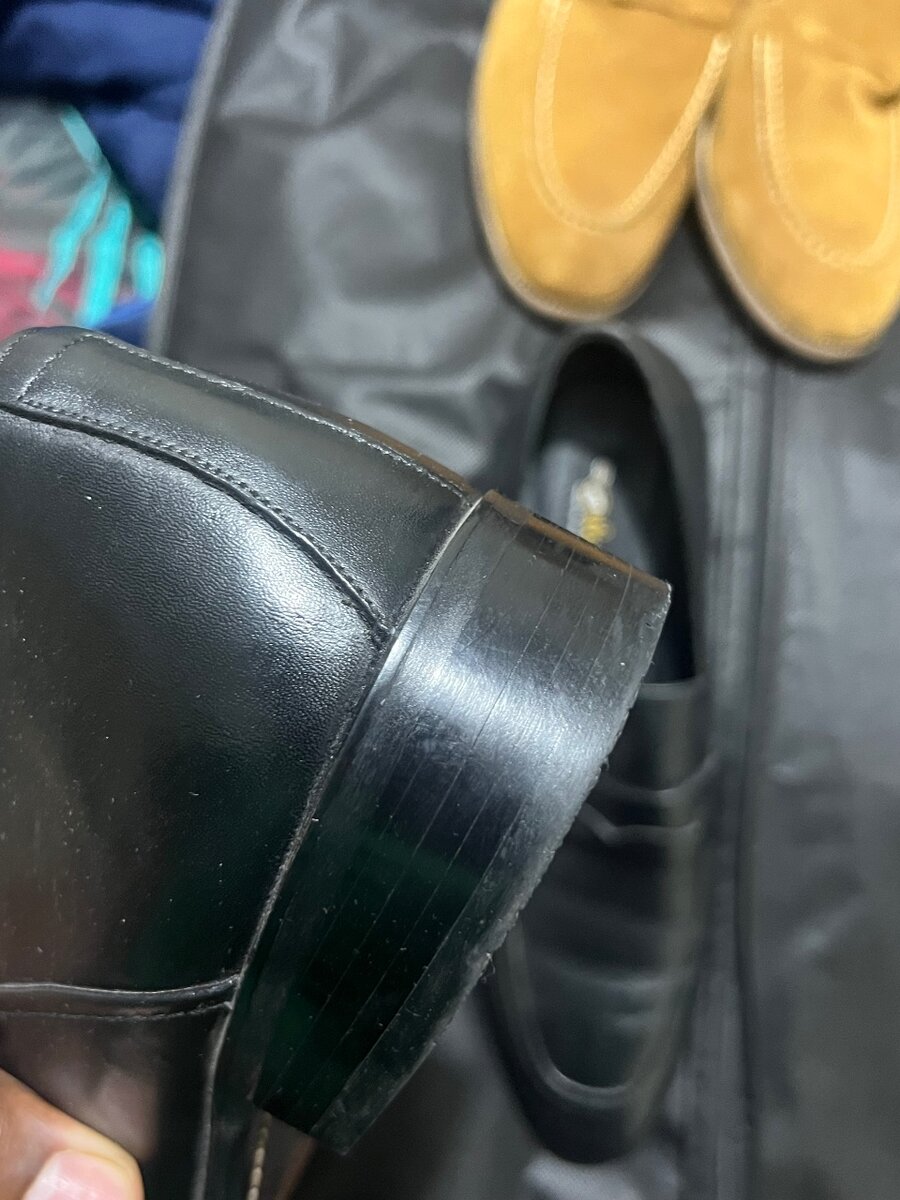 Mens Black Leather shoes