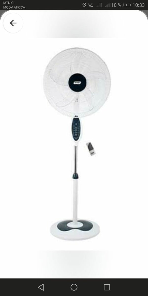 Ventilateur sur pied intelligent