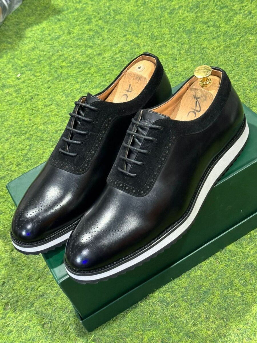 Chaussures Derby en cuir élégantes