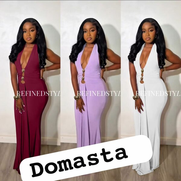 Robe longue sexy pour femme