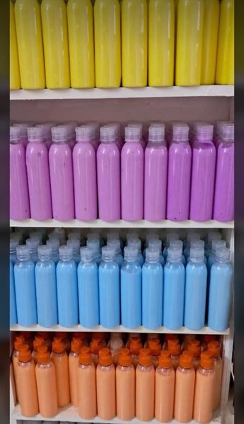 Gommage visage multicolore