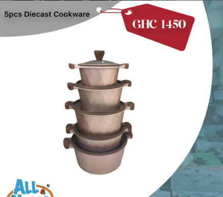  5pcs Diecast Cookware