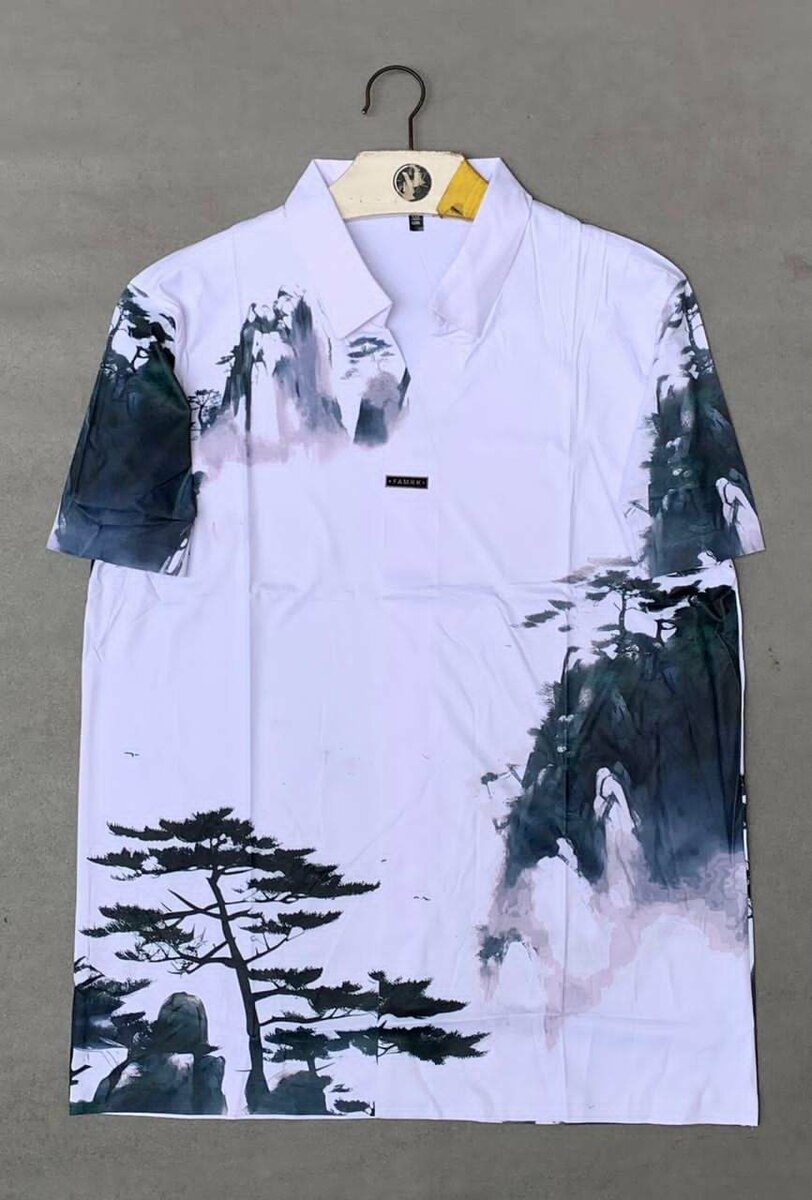 Chemises imprimées artistiques