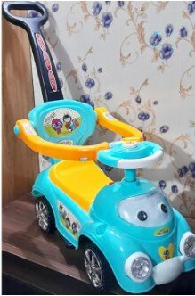 Baby Push Car With Handle & Light and Music
