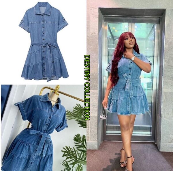 Robe jeans disponible
