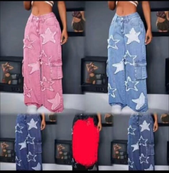 Jeans étoilés tendance