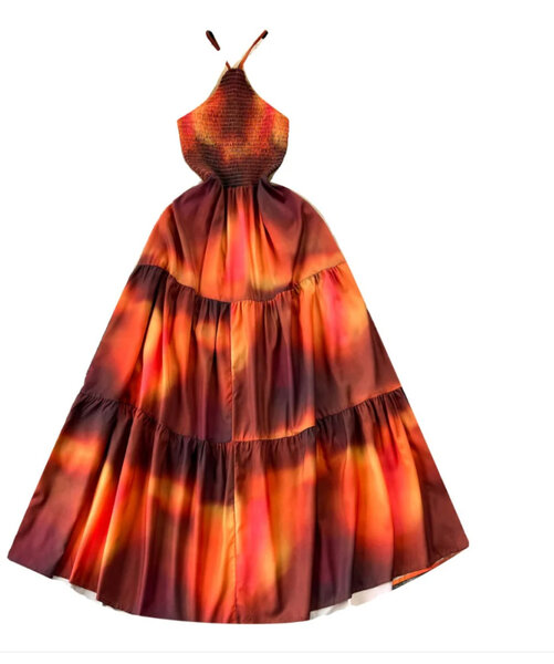 Robe de soirée dos nu été