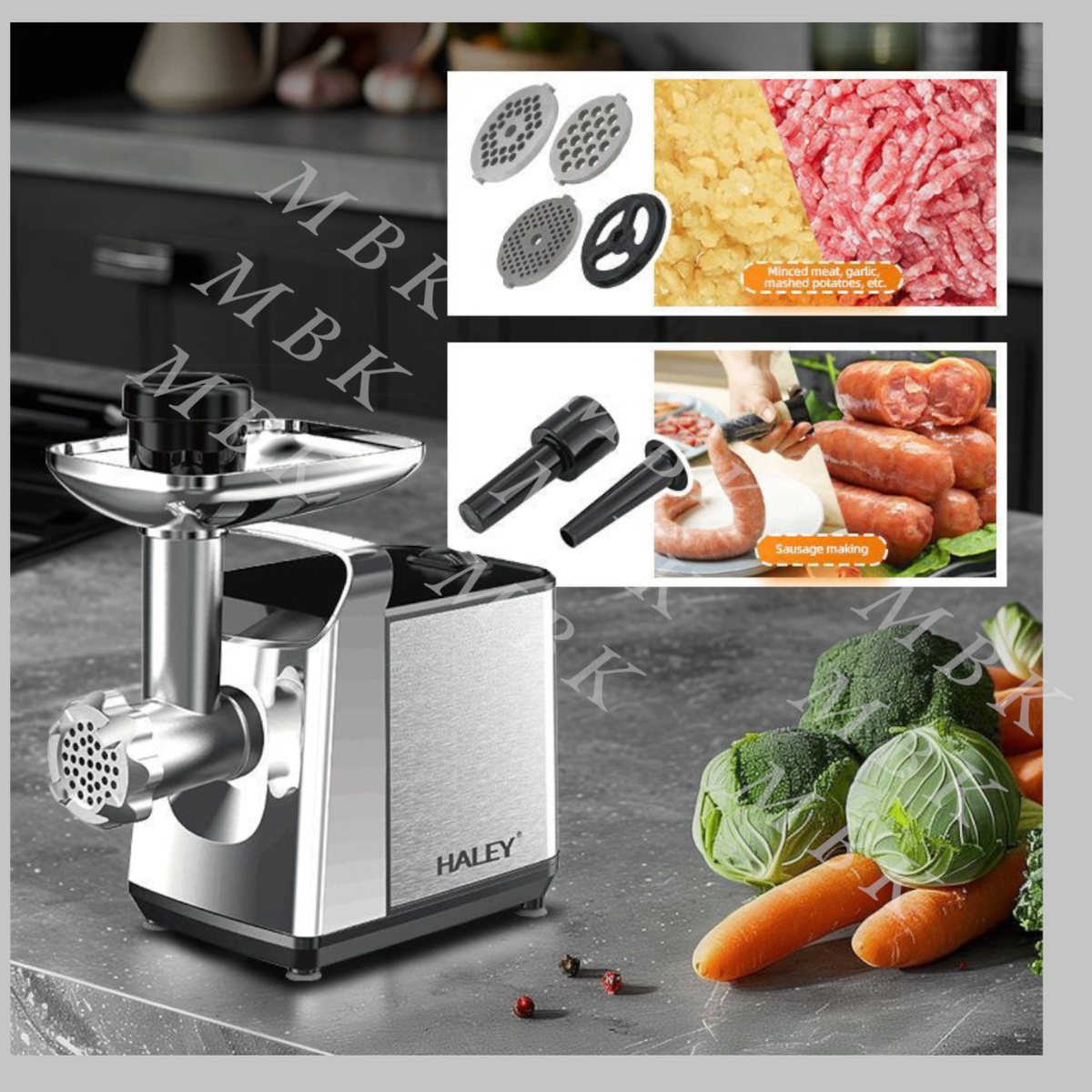 Hachoir à viande électrique Haley