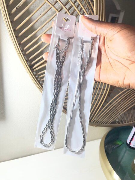 Chaînes élégantes en acier inoxydable