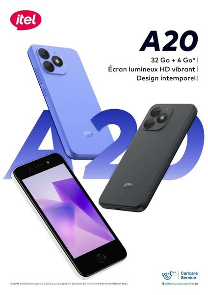 Smartphone Itel A20 HD 32Go