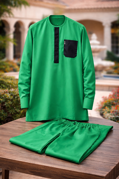 Boubou Vert Élégant