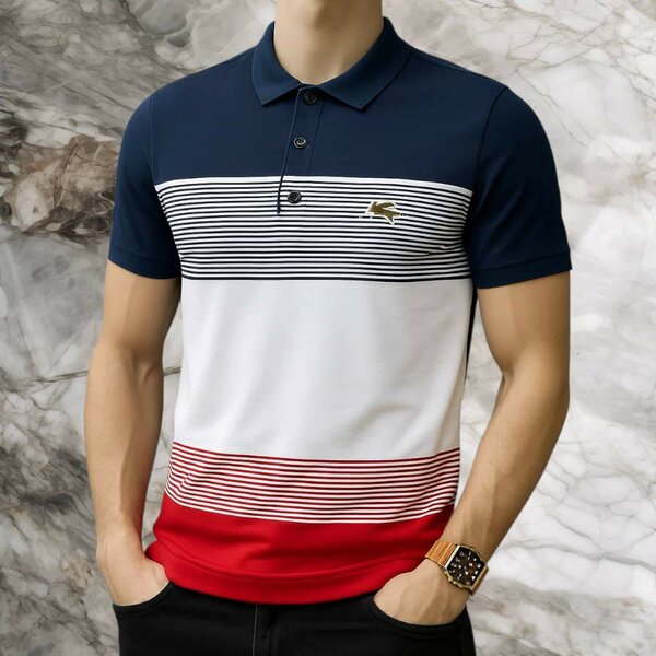 Polo Homme Rayé Chic