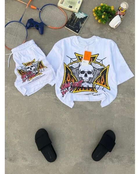 Ensemble survêtement et sweat-shirt imprimé