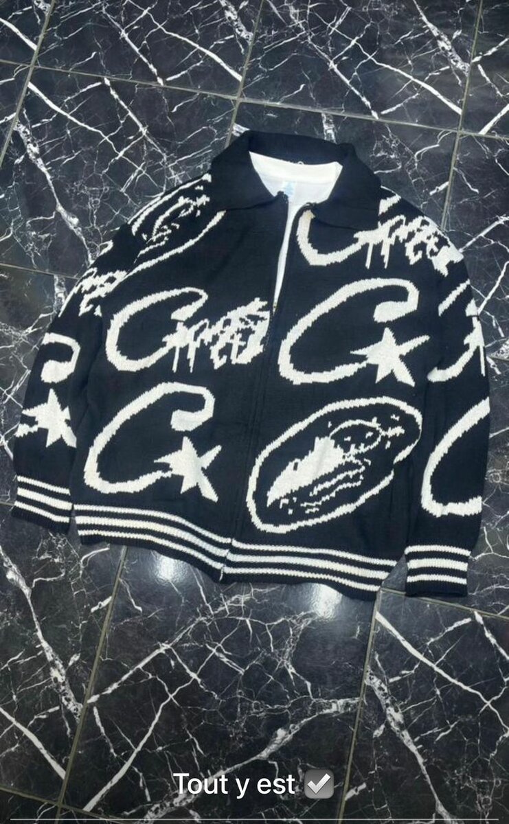 Veste Graphique Zippée Homme