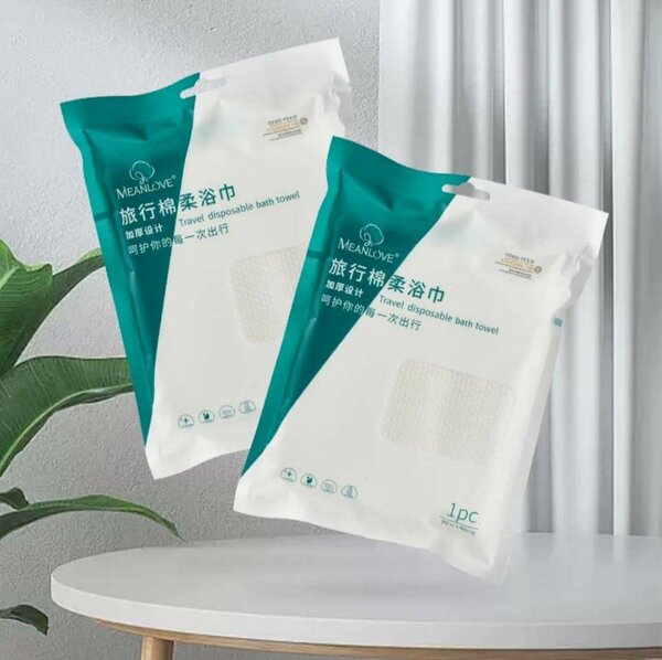 Lot de 2 serviettes jetables