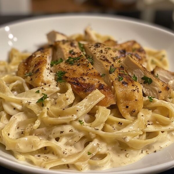 Tagliatelles au Poulet Crémeux