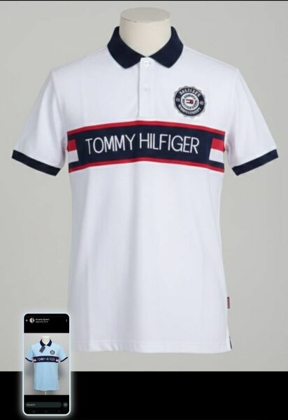 Polo Tommy Hilfiger homme blanc