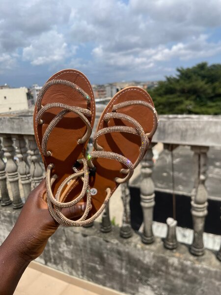 Sandales Tressées Élégantes Femme