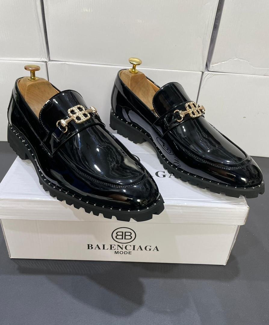 Chaussures mocassins cuir luxe