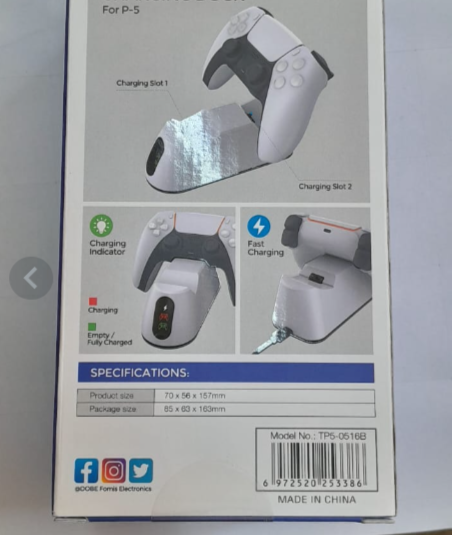 Dock de charges manettes PlayStation 5 ultra rapide