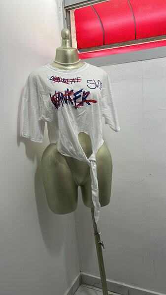 T-shirt décontracté à nouer