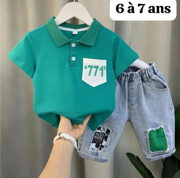 Ensemble Enfant Style Décontracté