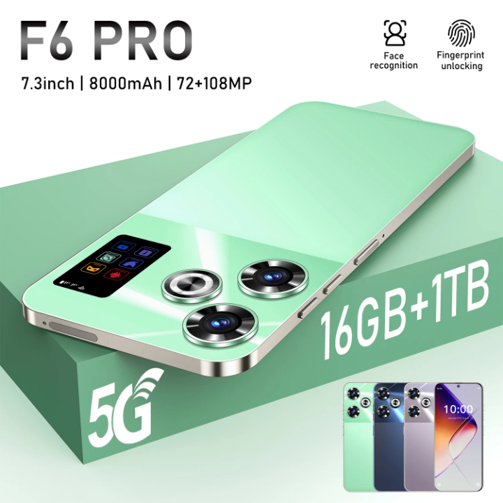 Smartphone F6 Pro 5G 7.3"